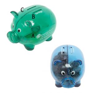 Dual Two Chamber  Savings Piggy Bank