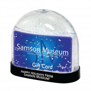 Snow Globe with your custom removable insert