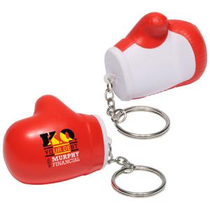 Boxing Glove Stress Reliever with key chain