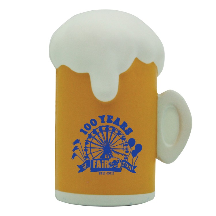 Beer Mug Stress Reliever with Imprint