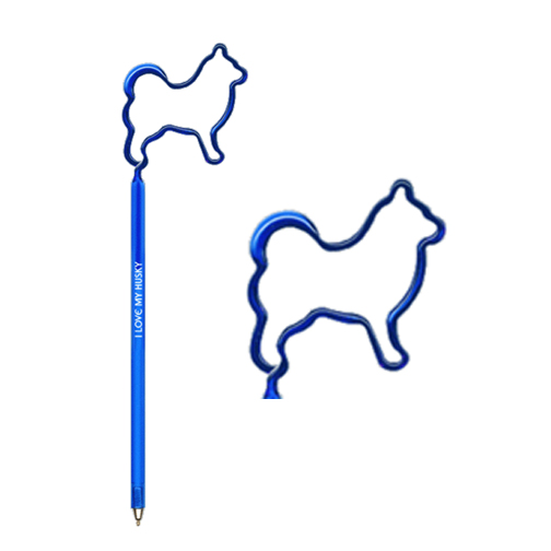 Husky Dog Shaped Pen