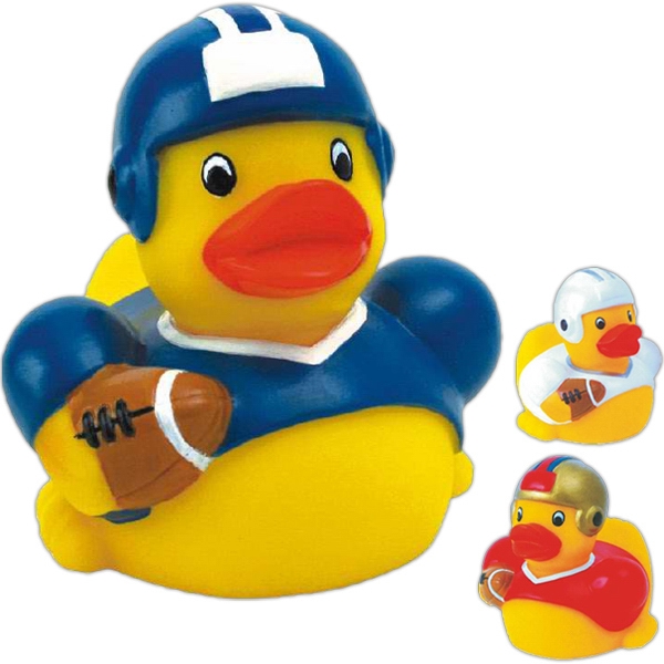 Football Player Rubber Duck