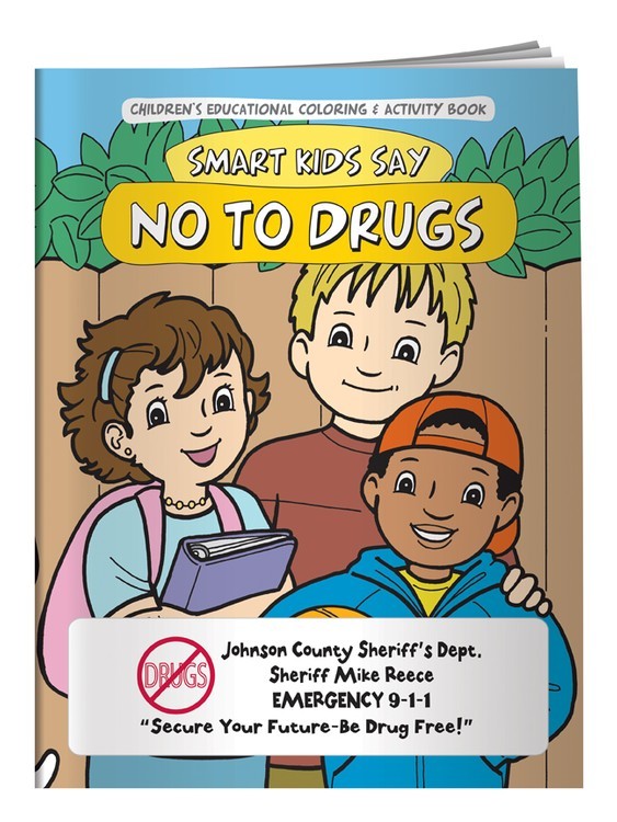 Promotional "Smart Kids Say No To Drugs" Coloring Book