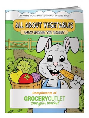 &quot;All About Vegetables&quot; Coloring Book