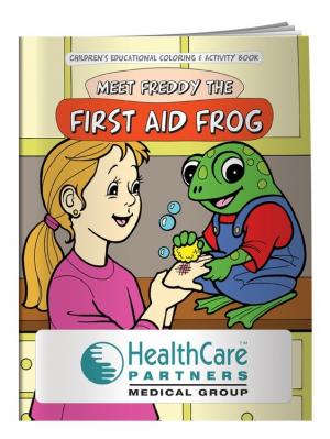 &quot;First Aid Frog&quot; Coloring Book