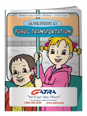 &quot;Adventures In Public Transportation&quot; Coloring Book