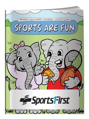 &quot;Sports Are Fun&quot; Coloring Book
