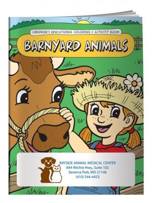 &quot;Barnyard Animals&quot; Coloring Book