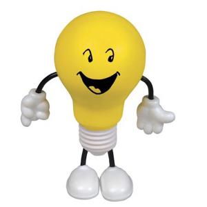 Smile Light Bulb Stress Reliever