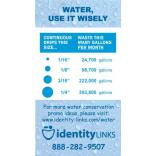 Water Conservation Magnet