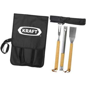 3 piece Grill Set with Weather Resistant Carry Case 