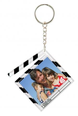 Clapboard Snap-In Key Tag