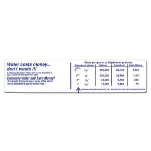 Water Conservation Ruler 