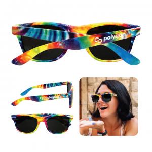 Tie-Dye Surfer Sunglasses
