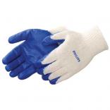 Latex Blue Palm Coated Gloves 