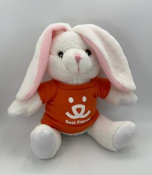 Plush Bunny Stuffed Animal W/T-Shirt