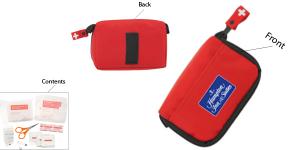 Handy First Aid Travel Pouch with Zipper