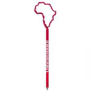 Africa Shaped Bent Pen
