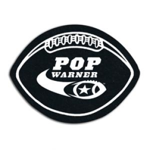 Football Shaped Recycled Rubber Coaster