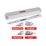 4 in 1 Promotional Laser Pointer, Pen, PDA Stylus and Flashlight