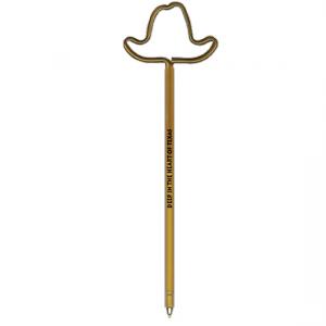 Cowboy Hat Shaped Bent Pen