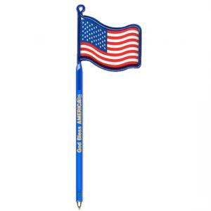 USA Flag Shaped Bent Pen