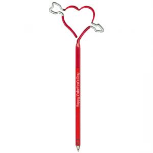 Heart and Arrow Shaped Bent Pen