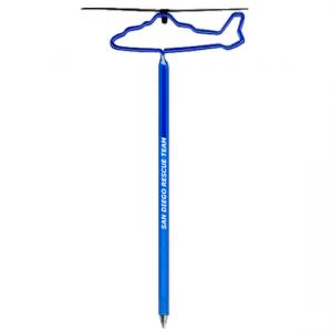 Rescue Helicopter Shaped Bent Pen