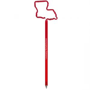 Louisiana Shaped Bent Pen