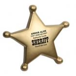 Sheriff Badge Themed Stress Reliever