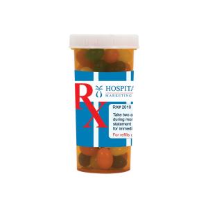 Large Pill Bottle Filled with Jelly Beans