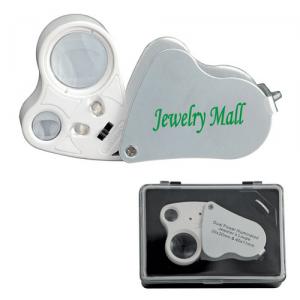 10x or 20x LED Illuminated Pocket Loupe with Replaceable Battery