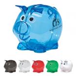 Save Big! Smiling Mini Plastic Piggy Bank 