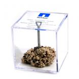 Clear Cube with Shovel Paperweight/Award 