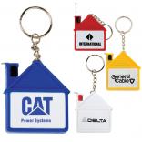 House Shaped 3ft 3in Tape Measure Key Chain 
