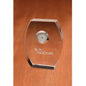 Crystal Clear Award Clock