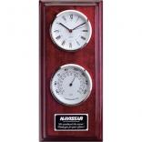 Clock and Thermometer Wall Plaque