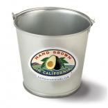 5-Quart Galvanized Pail with Full Color Decal