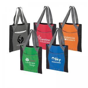 Office Mate Slim Tote Bag with Front Pocket 
