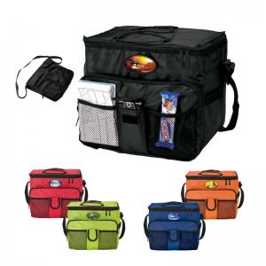 Party Deluxe 18 Can Cooler Bag with Front Pockets 
