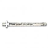 6" Stainless Steel Pocket Architectural Ruler: 2 Sided 