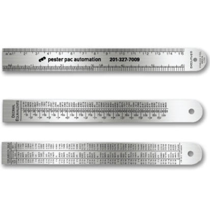 Promotional Mini Etched Metal Ruler