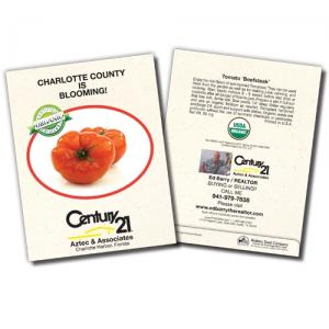 Organic Tomato 'Beefsteak' Seed Packet