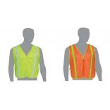 Mesh Safety Construction Vest with Reflective Stripes