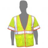 Class 2 Compliant Safety Vest with Reflective Sleeves