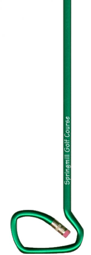 Golf Club Shaped Pencil
