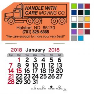 Semi Truck Self-Adhesive Calendar