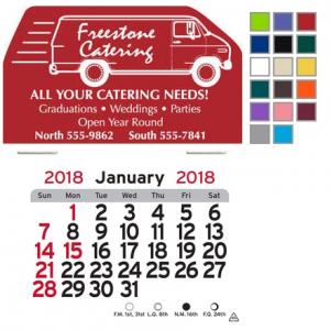Delivery Van Self-Adhesive Calendar