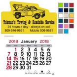 Tow Truck Self-Adhesive Calendar