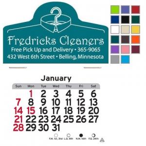 Dry Cleaner Themed Self-Adhesive Calendar